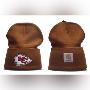Brand New Carhartt ‘47 Kansas City Chiefs Football Beanie OSFM